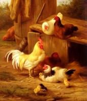 Edgar Hunt - Chickens And Chicks